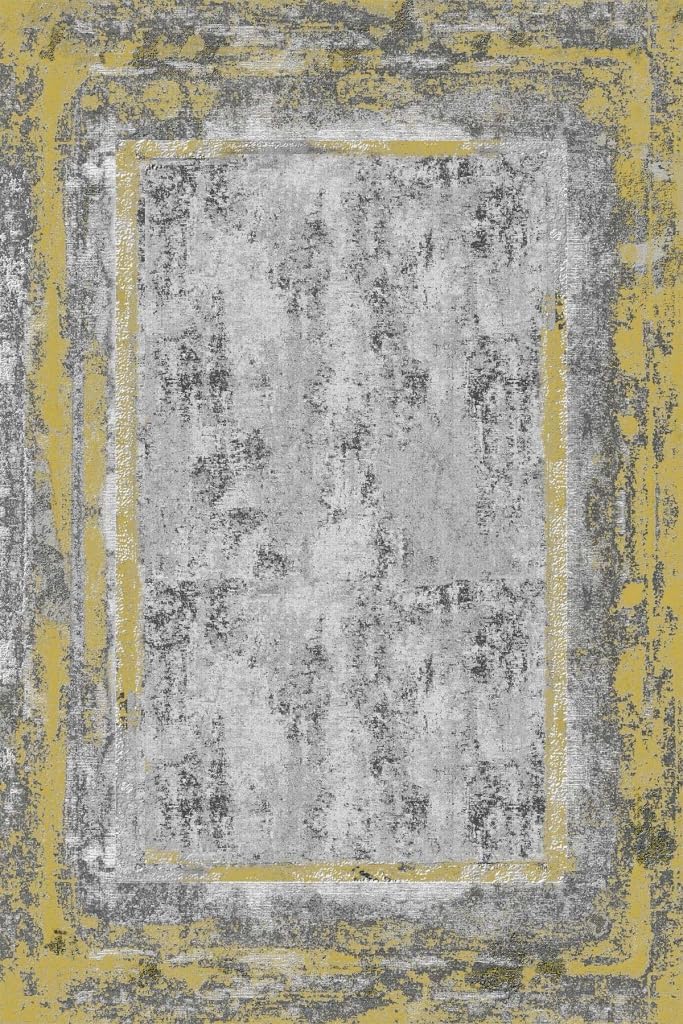 Yellow Grey Striped Pattern Modern Abstract Area Rug 3x5 Non Shedding Faux Wool Neutral Rug for Living Room Bedroom Diningroom Soft Shag Plush Throw Carpet Home Office Kitchen Indoor Rug Runner