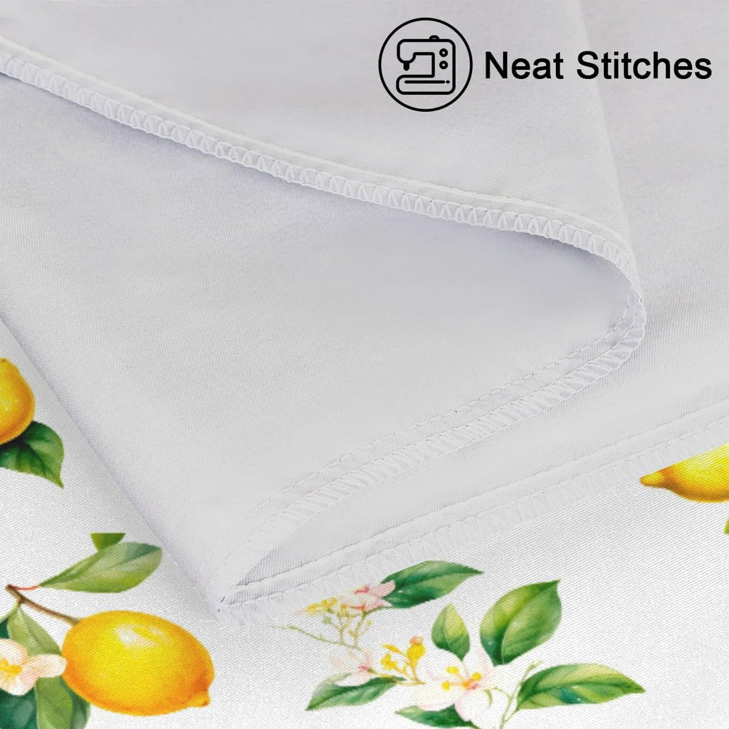 Satin Pillowcase for Hair and Skin Flower Yellow Lemon Soft Slip Cooling Pillow Covers with Hidden Zipper Queen Size Pillow Case for Bed Couch Women Men Girls Kids Boys 20x30in