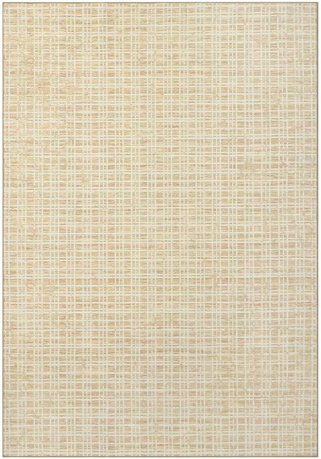 Soft Area Rug 5x7 Modern Lines Yellow Rug for Bedroom Washable Rug Low Pile Artistic Abstract Rug Contemporary Plush Rug Indoor Non-Slip Floor Carpet for Living Room Non-Shedding Floor Cover