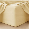 Fitted Sheet Only Washed Cotton Linen-Like Extra Deep Pocket Full