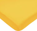 Cotton Fitted Crib Sheet 52x28", Golden Yellow