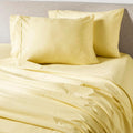 Cooling Bed Sheets (Split King, Buttercream Yellow)