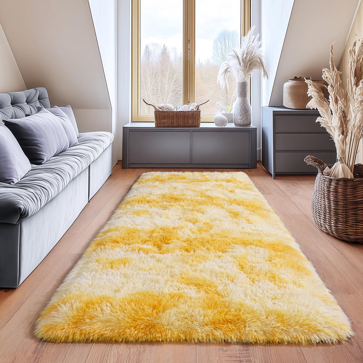 2x6ft Non-Slip Runner Rug Non-Shedding Carpet for Hallway Entryway