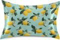 Satin Pillowcase 1 Pack Lemon Yellow Citrus Fruits (28) Similar to Silk Pillow Cases, 20" x 26" Soft Smooth Breathable Cool Pillow Cover for Hair and Skin, Standard Size