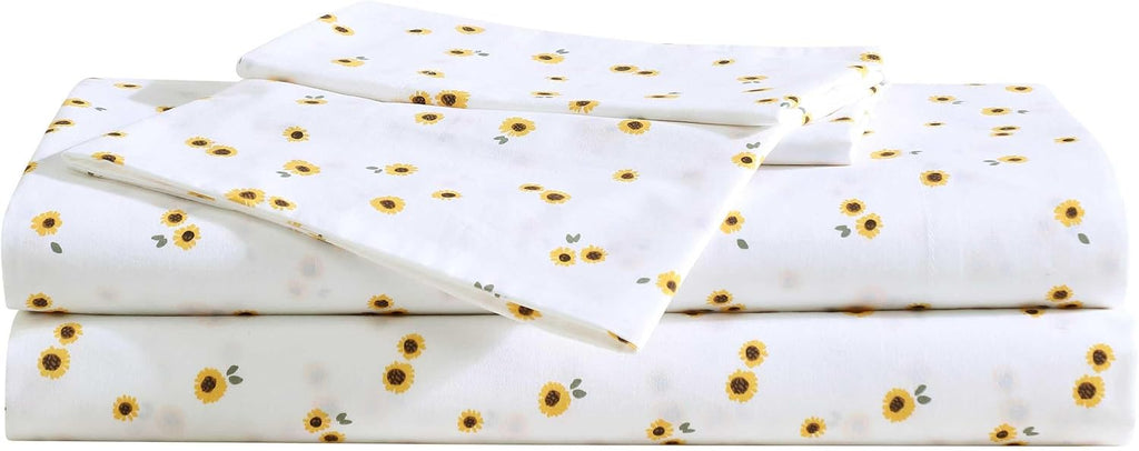 Twin Size Sheet Set with Fitted Sheet & Pillowcase