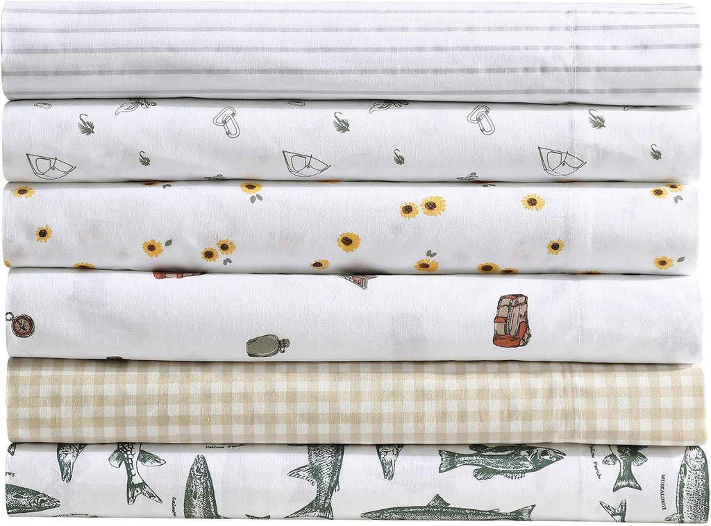 Twin Size Sheet Set with Fitted Sheet & Pillowcase