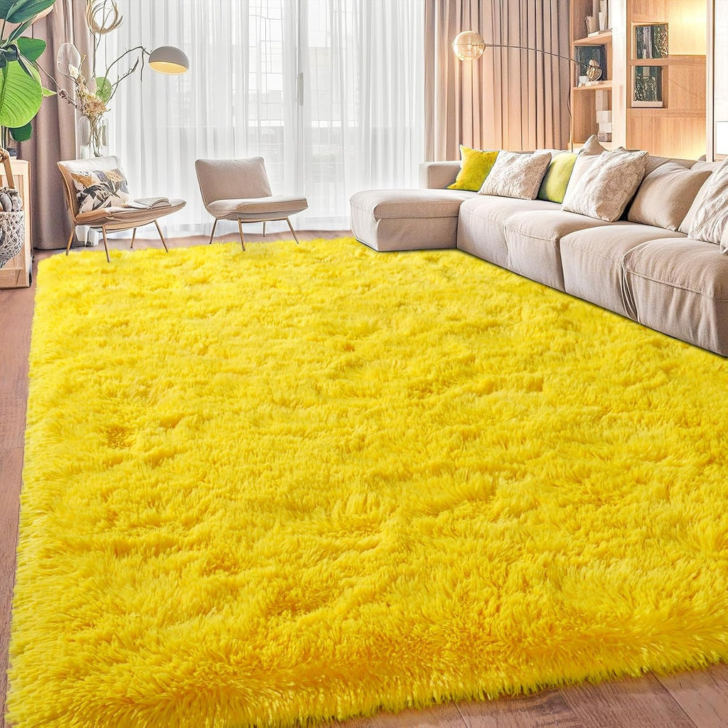 5x7ft Non-Slip Area Rugs,Shaggy Carpets for Living Room Thick Fluffy Rug