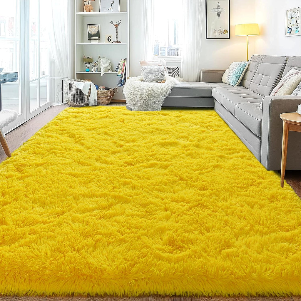 5x7ft Non-Slip Area Rugs,Shaggy Carpets for Living Room Thick Fluffy Rug